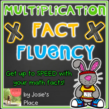 Preview of Multiplication Fact Fluency Practice Distance Learning Ready