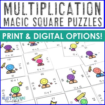 Preview of Multiplication Practice: Math Fact Fluency Game Center Review 3rd or 4th Grade