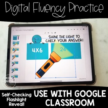 Preview of Multiplication Fact Fluency Practice | Google™ Slides | Self-Checking