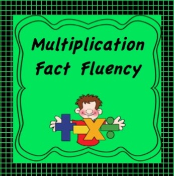 Preview of Multiplication Fact Fluency Practice Grades 3 and up; ActiveInspire flipchart