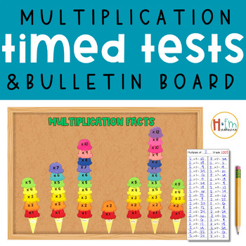 Preview of Multiplication Facts Fluency Practice │Timed Tests │3rd Grade Basic Facts Review