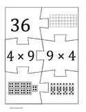 Multiplication Fact Fluency Puzzles