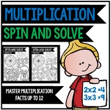 Multiplication Fact Fluency: Spin and Solve