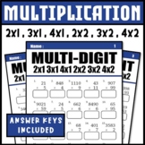 Multiplication Fact Fluency Tests - Daily Math - Math Fact Fluency Timed Tests