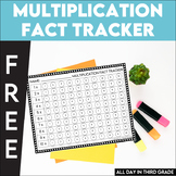 Multiplication Fact Fluency Tracker - FREE!
