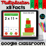 Multiplication Fact Fluency x11 Facts Digital Game Christm