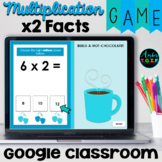 Multiplication Fact Fluency x2 Facts Digital Game Winter Theme