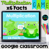 Multiplication Fact Fluency x6 Facts Digital Game Spring Theme
