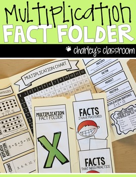Preview of Multiplication Fact Folder (Math)