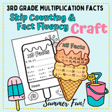 Multiplication Facts "Open-Up" Craft - Summer Ice-creams -