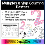 Multiplication Fact Posters - Multiples - Skip Couting