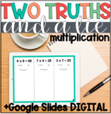 Multiplication Fact Practice & Error Analysis (+DIGITAL FO