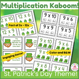 Multiplication Fact Practice Fact Fluency Kaboom Game - St