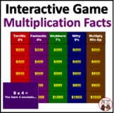 Multiplication Facts Game Show Activity