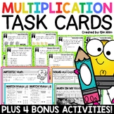 Multi Digit Multiplication Word Problems Task Cards Worksh
