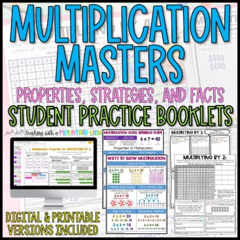 Preview of Multiplication Fact Practice | Fact Fluency | Teaching Multiplication Properties