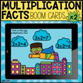 Multiplication Fact Practice x2 Boom Cards