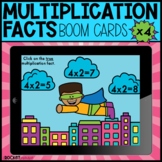 Multiplication Fact Practice x4 Boom Cards