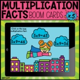 Multiplication Fact Practice x5 Boom Cards