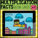 Multiplication Fact Practice x7 Boom Cards