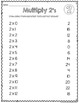 Multiplication Facts 1-12 Worksheets by Lemons and Literacy | TpT