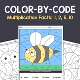 Multiplication Facts 1, 2, 5, 10 – Color By Code Multiplic