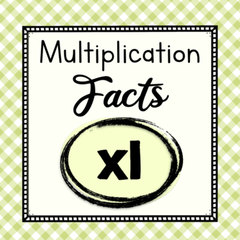 Preview of Multiplication Facts Fluency | x1 Times Tables | Multiplication Worksheets