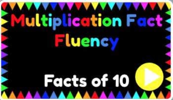 Preview of Multiplication Facts 10