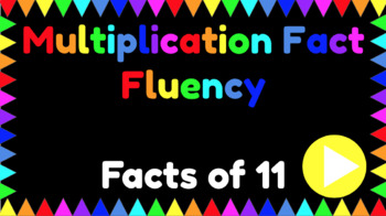 Preview of Multiplication Facts 11