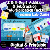 Multiplication Facts, 2 & 3 digit Addition & Subtraction S