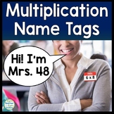 Multiplication Facts Name Tags: Creative Multiplication Fa