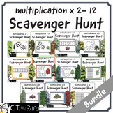 Multiplication Facts Scavenger Hunt Bundle