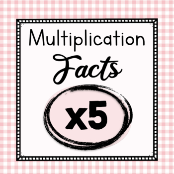 Preview of Multiplication Facts Fluency | x5 Times Tables | Multiplication Worksheets