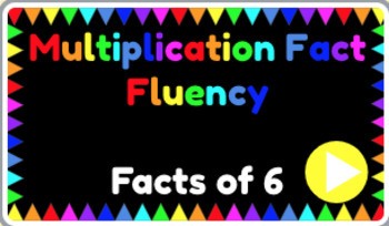 Preview of Multiplication Facts 6