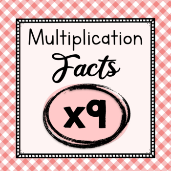 Preview of Multiplication Facts Fluency | x9 Times Tables | Multiplication Worksheets