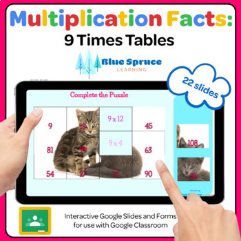 Preview of Multiplication Facts: 9 Times Tables