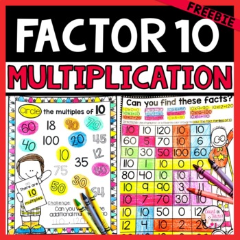 Multiplication Facts Activities and Games Times 10 FREE by Count on Tricia