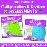 Multiplication Assessments and Division Timed Tests - Math