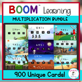 Multiplication Facts BOOM 900 Card Bundle of Basic Facts