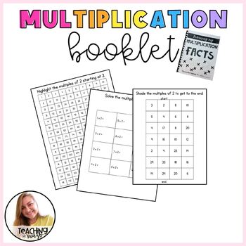 Preview of Multiplication Facts Booklet #2-12