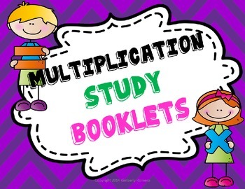 Preview of Multiplication Facts Booklets