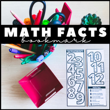 Preview of Multiplication Facts Bookmark
