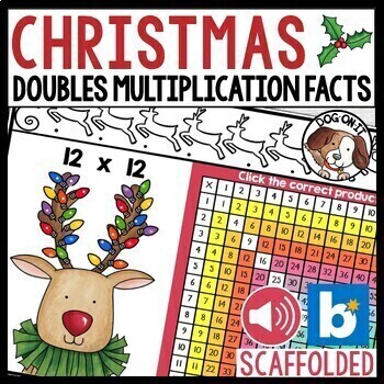 Preview of Multiplication Facts Boom Cards Digital Task Cards Multiplication Chart Doubles
