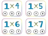 Multiplication Facts Clothespin Task Cards