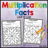 Multiplication Facts Color by Code