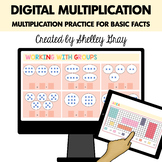 Multiplication Facts Digital Practice for Fact Fluency