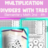 Multiplication Facts Dividers