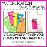 Multiplication Facts Door Hangers {0-12 FACTS}