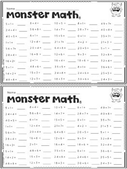 multiplication facts fact fluency worksheets practice division facts