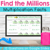 Multiplication Facts Find the Millions Activity for use wi